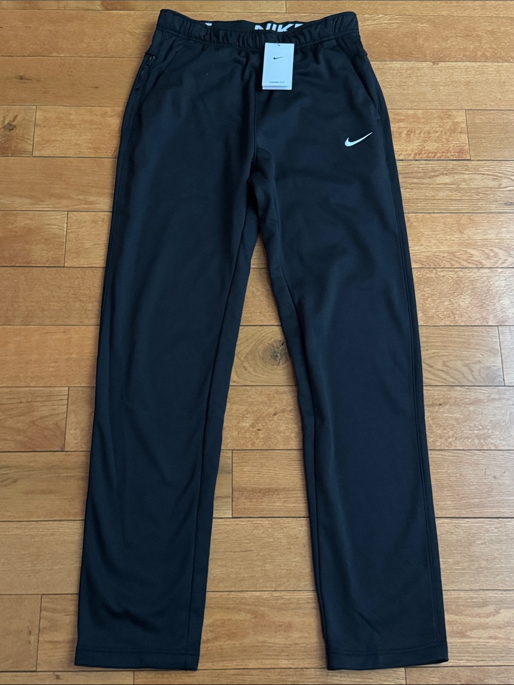 Nike Thera-Fit mens black fleece performance pants size M.